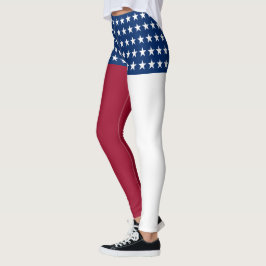 Leggings Bandera Patriótica Americana