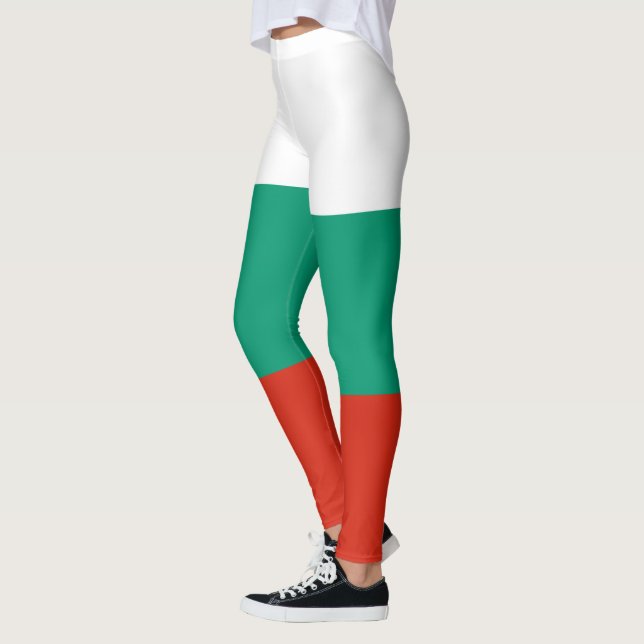 Leggings Bandera patriótica búlgara (Izquierda)