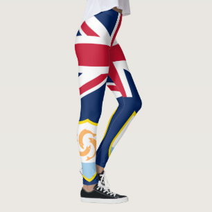 Leggings Bandera patriótica de Anguilla