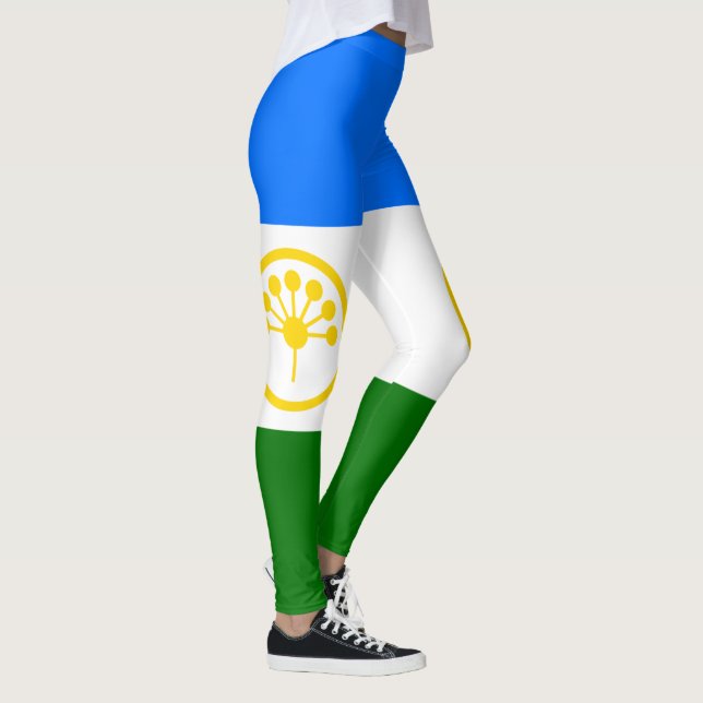 Leggings Bandera patriótica de Bashkortostán (Derecha)