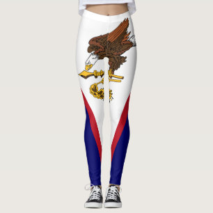 Leggings Bandera Patriótica de Samoa Americana
