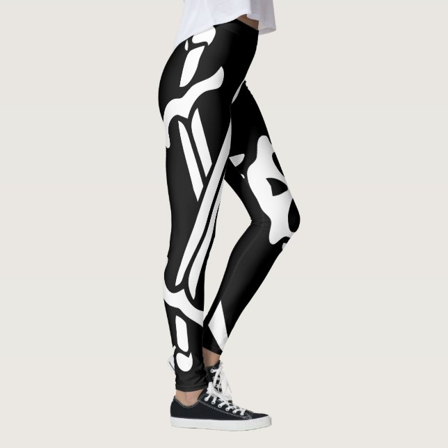 Leggings Bandera Pirata (Derecha)