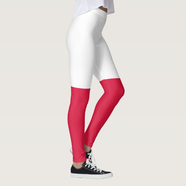 Leggings Bandera polaca (Polonia) (Derecha)