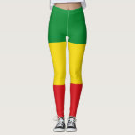 Leggings Bandera rastafariana rasta etíope<br><div class="desc">Los colores rojo, verde y amarillo representan la bandera del rastafari, pero también es una bandera de Etiopía. Este es un regalo de alta calidad de Rasta y un gran diseño para todos los rastafaris. Visite nuestra tienda para encontrar más regalos geniales de rasta y otras ideas de regalo de...</div>