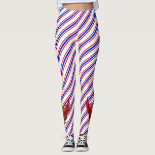 Leggings Bandera tailandesa de las rayas