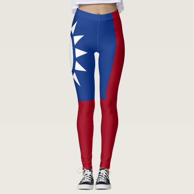 Leggings Bandera taiwanesa (Anverso)