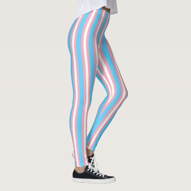 Leggings Bandera transgénero y bandera de la comunidad del  (Derecha)