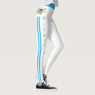 Leggings Banderas de moda de las Islas Vírgenes de Estados 