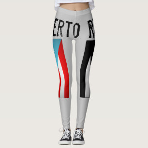 Leggings Banderas de Puerto Rico 