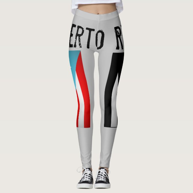 Leggings Banderas de Puerto Rico  (Anverso)
