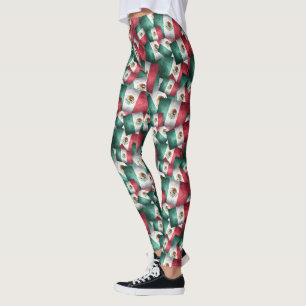 Leggings Banderas mexicanas con problemas