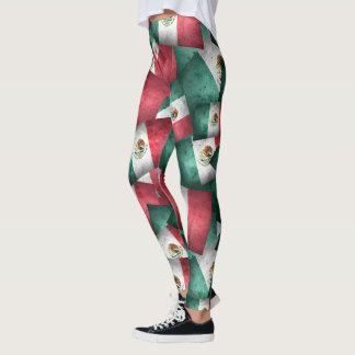 Leggings Banderas mexicanas con problemas