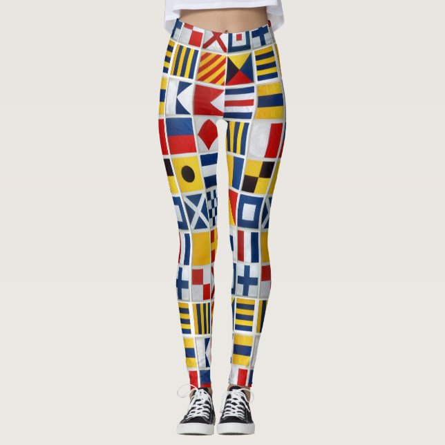 Leggings Banderas náuticas (Anverso)