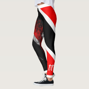 Leggings Banderas y monograma de Trinidad y Tobago