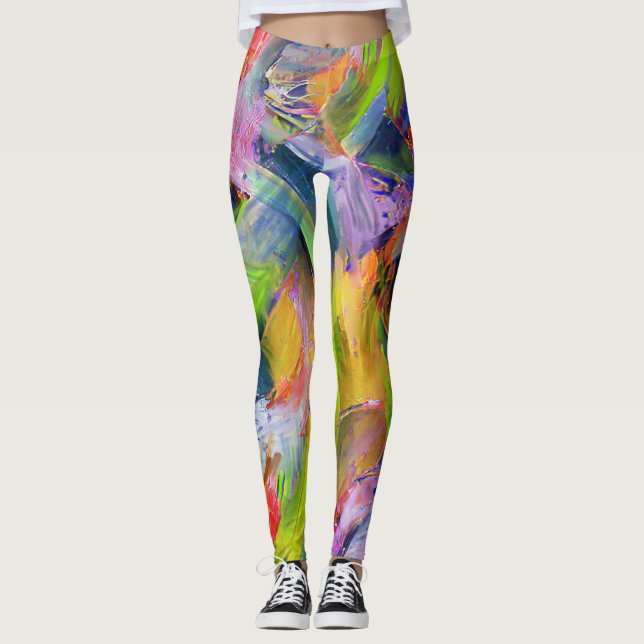 Leggings Baños de colores neones (Anverso)