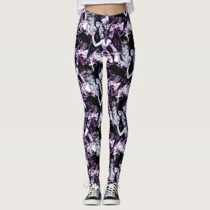 Leggings Baphomet Satanic Gothic Devil