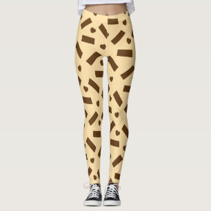 Leggings Bar de amor de chocolate