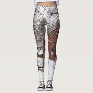 Leggings Barn Rojo En La Nieve