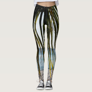 Leggings Barras de playa caribeñas #6 #tropical #wall #art