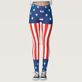 Leggings Barras y estrellas los E.E.U.U.