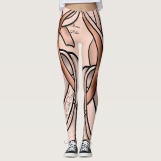 Leggings Barre Belle - Tema de Ballet Divertido - Personali