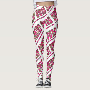 Leggings Barrido de país (rosa)