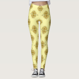 Leggings Barroco de oro de verano