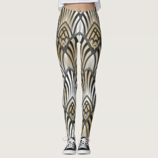Leggings Barroco vintage: Patrón Ornamental sin Marea