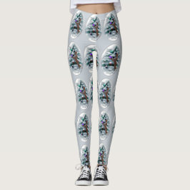 Leggings Basenji Merry Christma