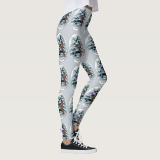 Leggings Basenji Merry Christma
