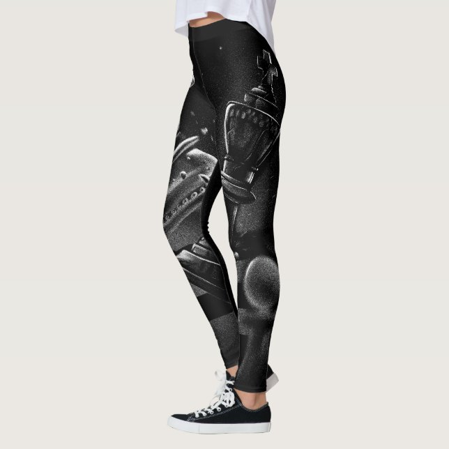 Leggings Batalla dramática de ajedrez - Caballero vs. cabal (Izquierda)