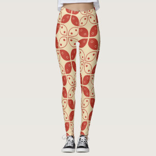 Leggings Batik Kawung, Patrón indonesio, Javanés, Étnico