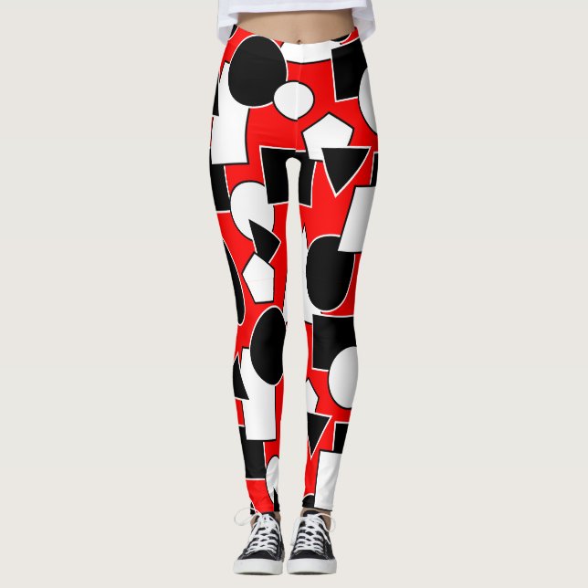 Leggings Bauhaus Collage (Anverso)