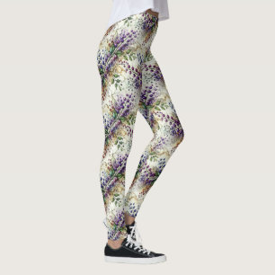 Leggings bayas y vides púrpura