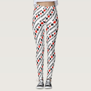 Leggings Be Social Play Bridge Cuatro Tarjetas Consejos