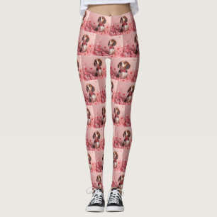 Leggings Beagle con Rosas - El día de San Valentín