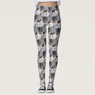 Leggings Beagle Let It Snow Navidades