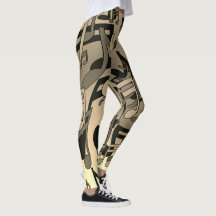 Beautiful Music Sepia Lively Musical Notes