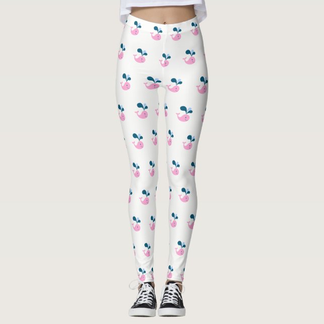 Leggings Bebé Ballena Adorable y Lindo (Anverso)