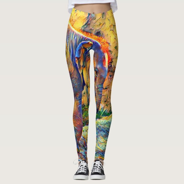 Leggings bebé elefante de smartmix animal (Anverso)