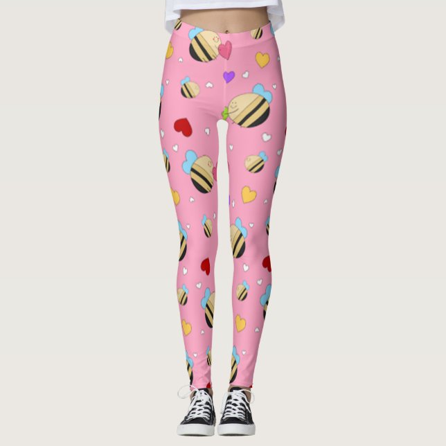 Leggings Bee Mine Valentine (Anverso)