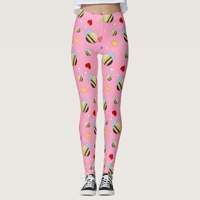 Leggings Bee Mine Valentine (Anverso)