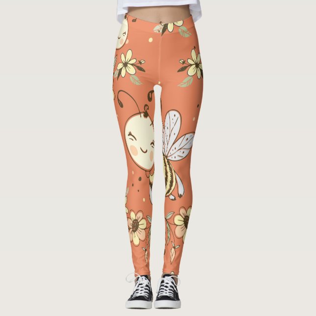 Leggings Bee Painting (Anverso)