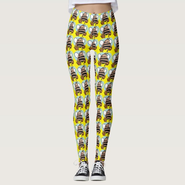 Leggings Bee personalizado (Anverso)