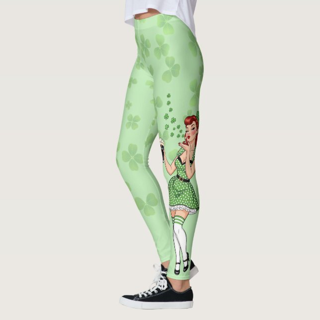 Leggings Beer Loving Irish Pin Up (Izquierda)