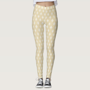 Leggings Beeswax Victorian Fleur de Lys