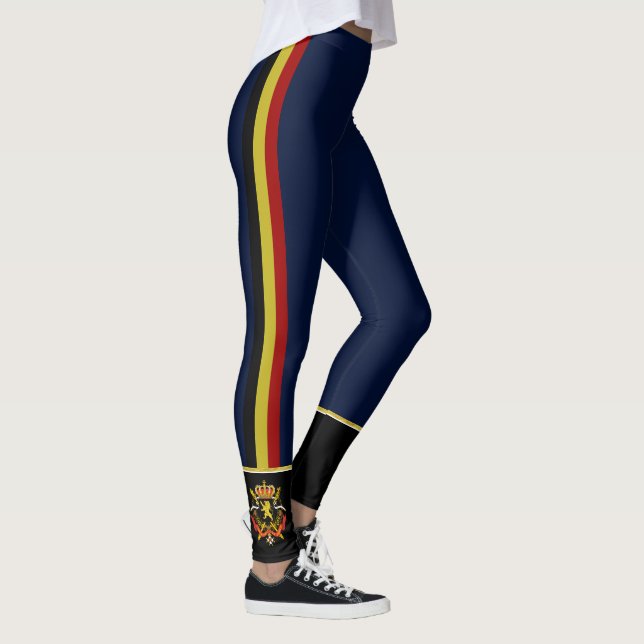 Leggings Bélgica raya la bandera (Derecha)