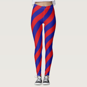 Leggings Belice Colores de bandera nacional en diagonal ray