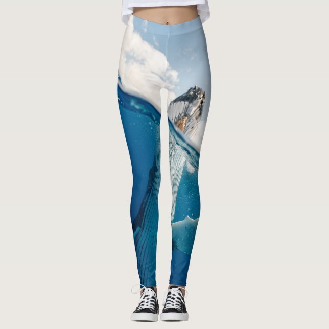 Leggings Bella ballena enorme (Anverso)