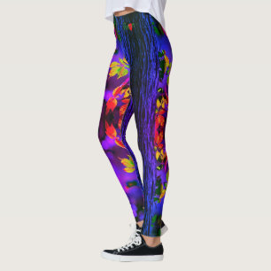 Leggings ¡BELLA DONNA! - Hojas Púrpura